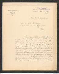 k.k. naturhistorisches Hofmuseum, Intendanzakten 1885-1896 (Hauer), Aktenzahl Z.79/1892, Seite 1